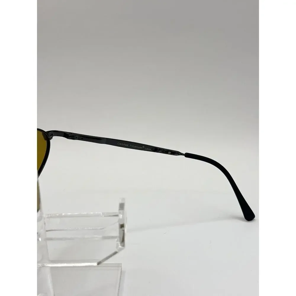 Eagle Eyes Extreme #10013 Polarized TriLenium Amber Sunglasses Gunmetal Vintage